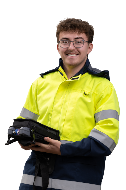 Portrait eines Elektronikers / -in