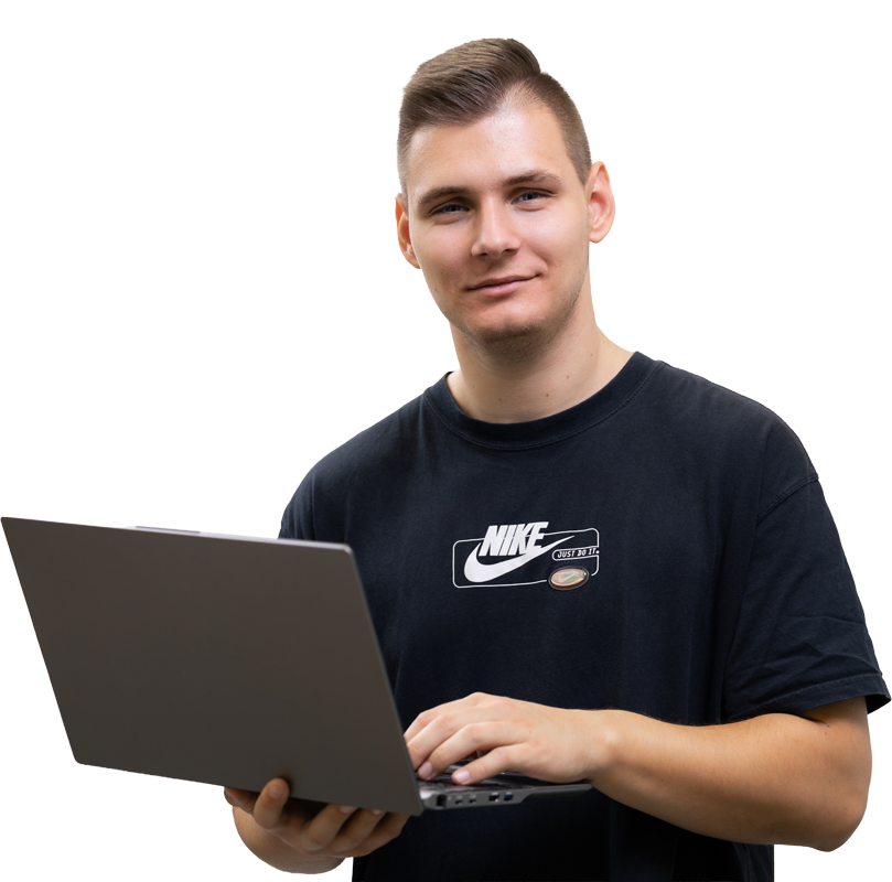 Portrait eines Fachinformatikers